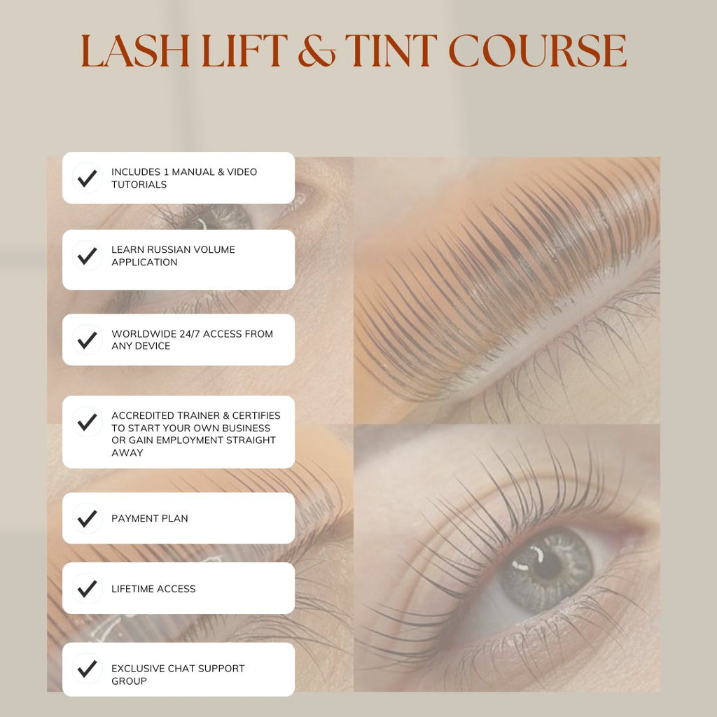 Online Eyelash lift & tint course - Invidious Lashes