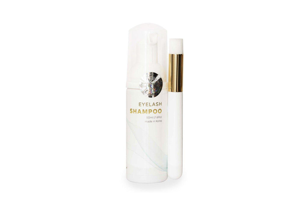 Sensitive foaming eyelash extension cleanser & brush - Invidious Lashes